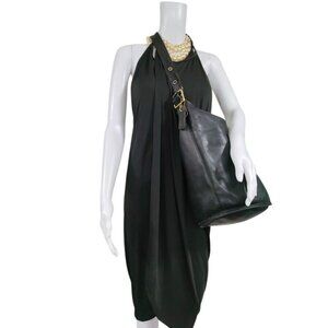 Beach Wrap Open Back Cover-Up Sleeveless Crisscross Coverup Black L-XL